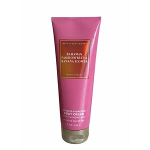 BATH & BODY WORKS BAHAMAS PASSIONFRUIT BANANA FLOWER BODY CREAM LOTION 8 OZ